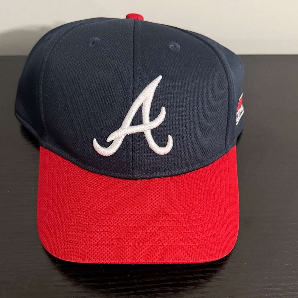 Atlanta Braves Baseball Hat Adjustable Classic MLB Navy Red Team Logo Casual